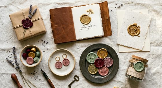Module 7: Creative wax seal uses - gifts, journal, earrings, magnets, sealed jar